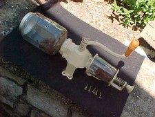 VERY RARE CREAM COLOR Antique Arcade Coffee Grinder Crystal NO. 4 Wall Mount