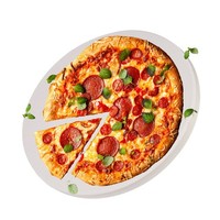Pizzastein Cordierit XL Grill Backofen Pizza Backstein Beige Rund Hitzeresistent