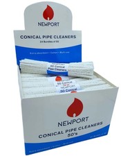 Newport Conical Pipe Cleaners 50 Pack Extra Absorbent Cotton Multi Use MultiPack