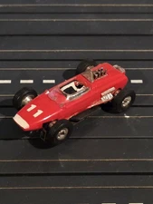 VINTAGE AURORA TJET #1405 MCLAREN BRM FORMULA HO SLOT CAR DRIVER HEAD MISSING 