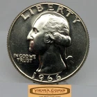 1966 Clad Proof Washington Quarter, Not Silver - #C61149NQ