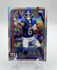 2025 Topps Chrome Jaxson Dart Rookie Silver Refractor #306 New York Giants RC