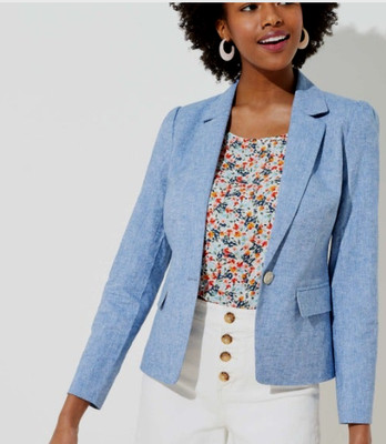 loft blue blazer