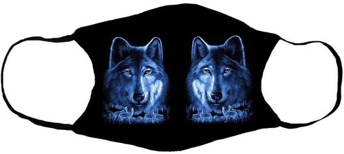 Adults Face Masks Cotton Glow in the Dark with Filter Pocket Reusable & Washable - Picture 69 of 159