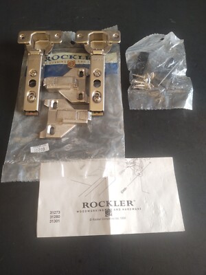 Rockler part # 31280 Face Frame 125* Degree Blum Face Frame Clip Hinge Pair (2)