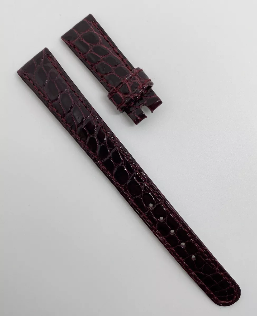 Shiny alligator online watch strap