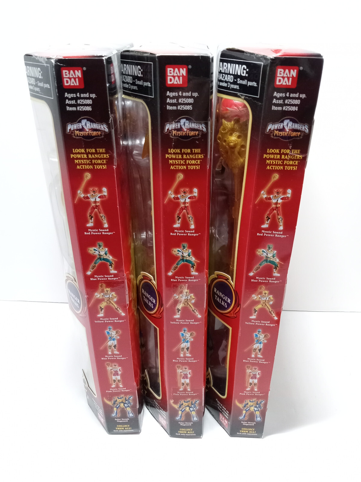 LOT 3 Power Rangers Mystic Force Talking 12" Solaris Knight Red Dragon Figures - Thumbnail 8