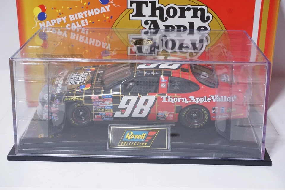 1998 Greg Sacks Thorn Apple Valley 1/24 Revell NASCAR Diecast Model - Image 3 of 4