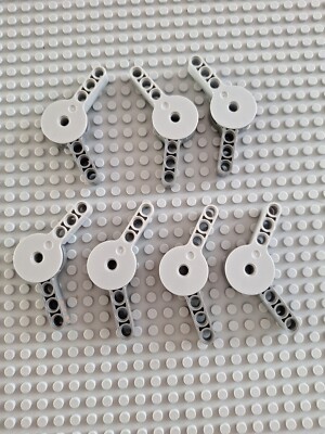 7x Lego Technic Liftarm, Rotations Gelenk, Grau 44225, 44224,
