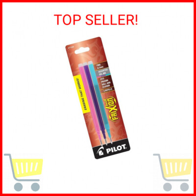 Pilot, FriXion Ball Gel Ink Refills for Erasable Pens, Fine Point 0.7 mm, Pack o