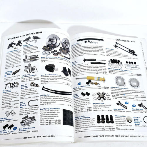 Danchuk Manufacturing Catalog 1955 56 57 Chevrolet Restoration Parts 2001 - Picture 12 of 16