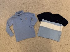NEXT Oberteile x 2 - Jungen 3-4 Jahre - Blau - Smart Casual - Top Zustand