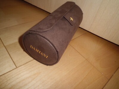 Damiani Tube Travel Jewelry Box accessories Case From Japan Free shipping