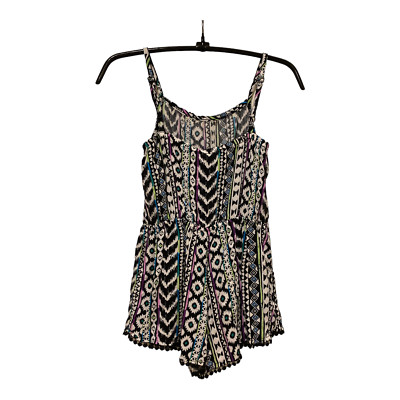 Justice Batik Multicolor Shorts & Sleeveless Romper Girl's Size 8