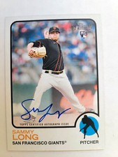 2022 Topps Heritage SAMMY LONG  Rc Rookie Auto GIANTS