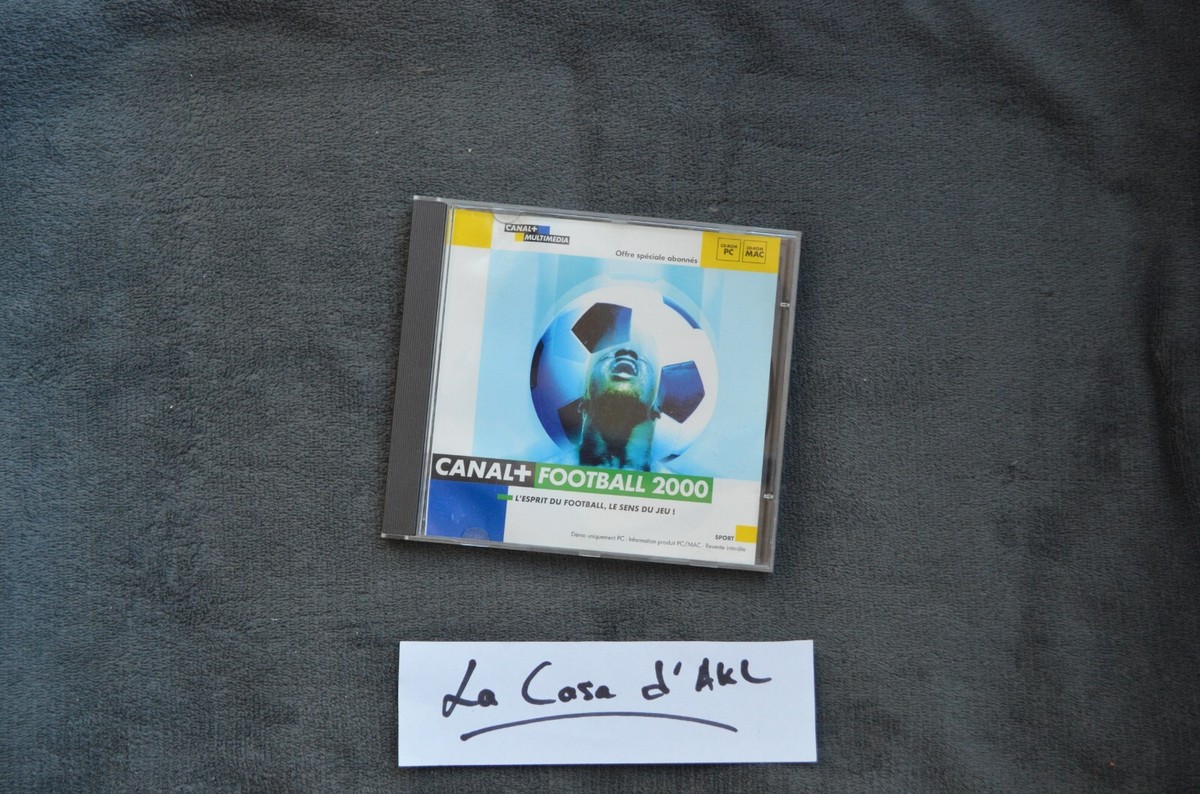 Canal+ Football 2000 Jeu PC Ordinateur FR TBE