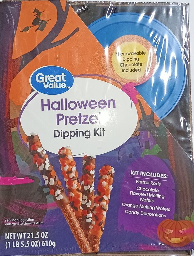 GREAT VALUE 'Halloween Pretz' Dipping Kit 610 gr Original de USA