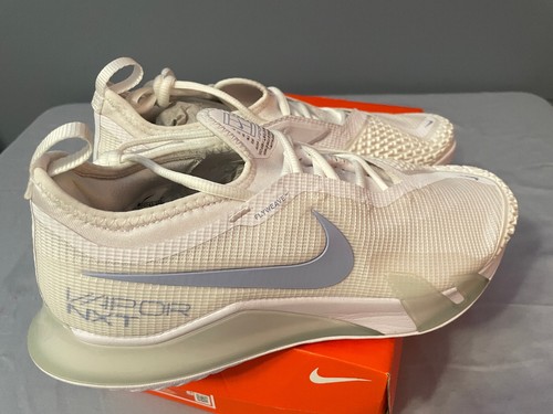 NEW Nike REACT VAPOR NXT HC White / Aluminum (CV0742 111) W 10 Tennis RFID - Picture 2 of 10