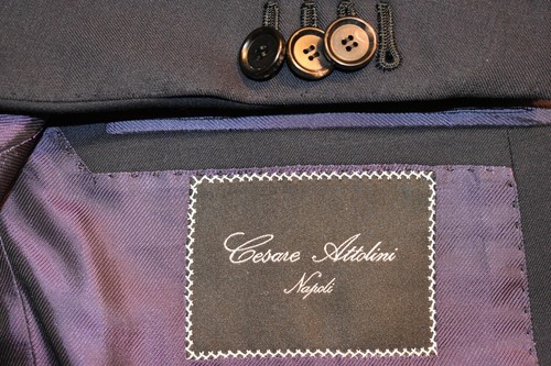 Cesare Attolini Custom Made 2pc Suit Super 150’s Wool ~54IT, 44US Jacket Pants