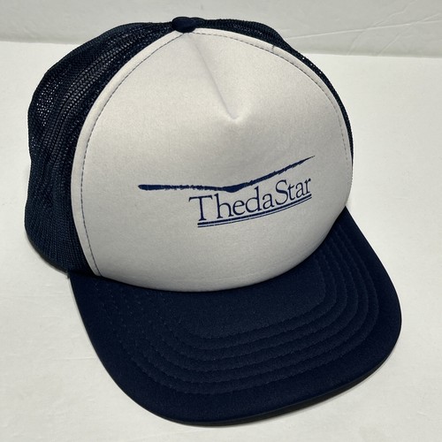 ThedaStar Blue/White Men's Trucker Hat Snapback Adjustable Ball Cap Baseball - 第 2/10 張圖片
