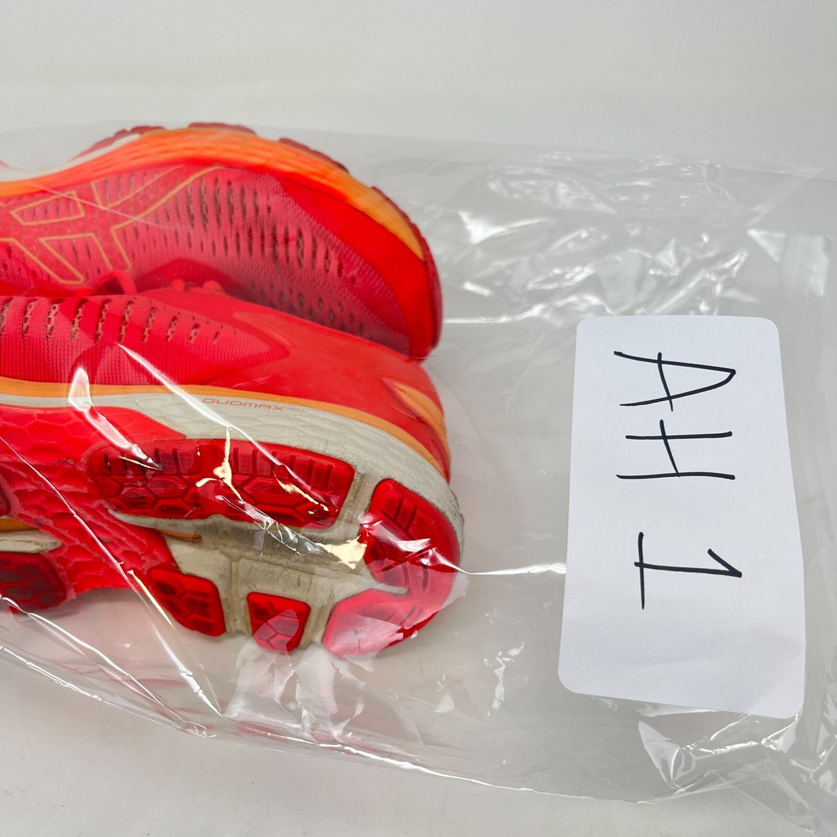 Asics Gel Kayano 25 Red Orange Athletic Running Shoes