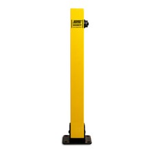 Maypole Square Security Parking Post Fold Down Bollard Lock Driveway Car Park