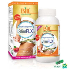 Bill Natural Sources SlimFLX Fat Metabolism Carbs Protein Weight 100 pcs NEW
