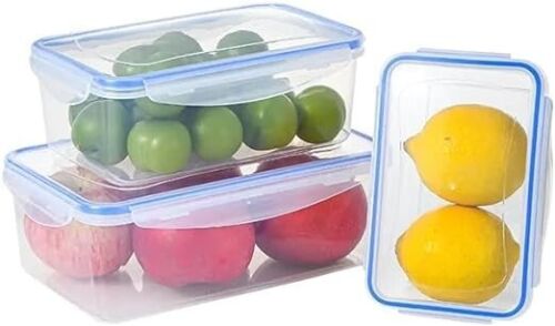 Airtight Kids Lunch Box Cold Takeaway Crisper Plastic Food Storage Container Set