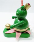 Steinbach Frog King Prince Lily Pad Germany Wooden Wood Christmas Ornament   — photo 5