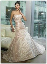 Sottero  Midgley Haute Couture wedding dress bridal gown Rose organza 12 NWT