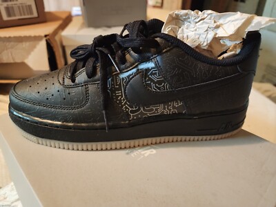 Size 7Y- Nike Air Force 1 Low x Space Jam Black 2021