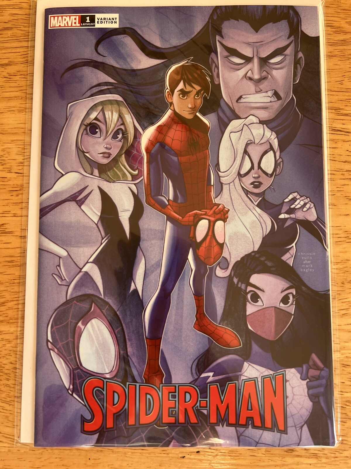 SPIDER-MAN #1 (Vol 4 2022) Chrissie Zullo NYCC Ultimate Fallout 4 Virgin Homage