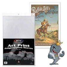 BCW 11X17 Art Photo Sleeves 100ct FREE SHIP