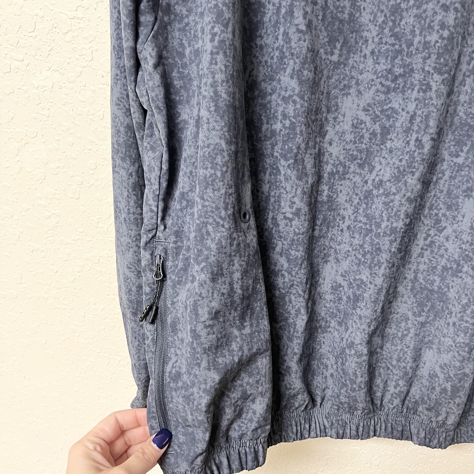 Adidas Stonewashed Zip Crew Neck Pullover Lightwe… - image 4