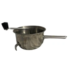 Vintage 1970s Stainless Steel Food Mill Hand Crank Foley Masher Ricer & Strainer