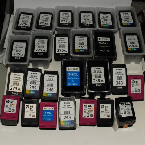 LOT OF 26 USED INK CARTRIDGES - Picture 1 of 1