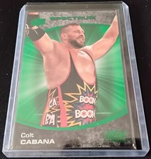 2021 Upper Deck AEW Spectrum Green Colt Cabana #49 Numbered 14/25