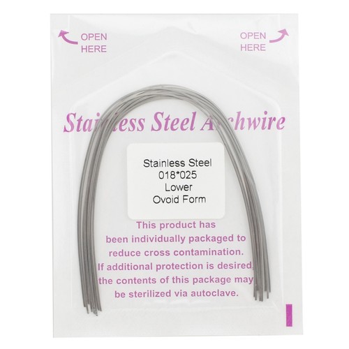 100PC Dental Orthodontic Arch Wire Stainless Steel Ovoid Form Round Rectangular - Picture 47 of 51