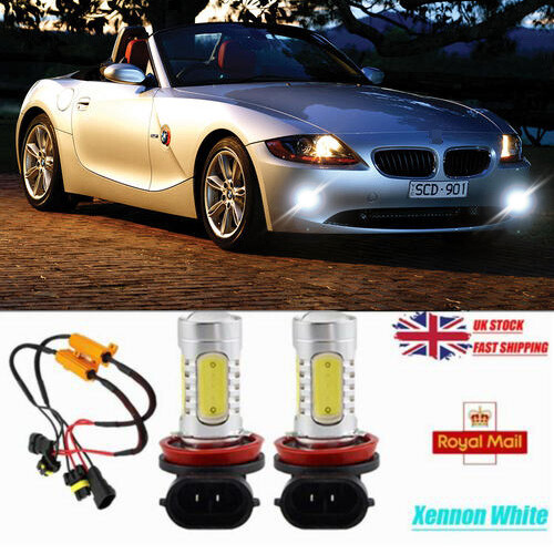 Kit Bulbs H11 LED Fog Light Canbus Bright 6000K White FOR BMW Z4 E85 ...