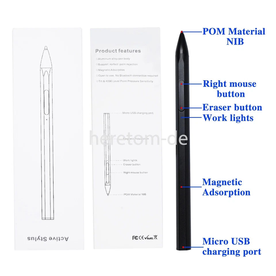Stylus Pen MPP2.0 Für Microsoft Surface Pro 3/4/5/6/7/8 Go Book Studio Laptop  - Bild 2 von 4