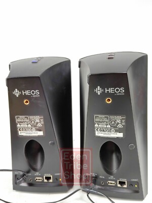 Set of 2 Denon HEOS 3 Wireless Speakers With Chargers | eBay