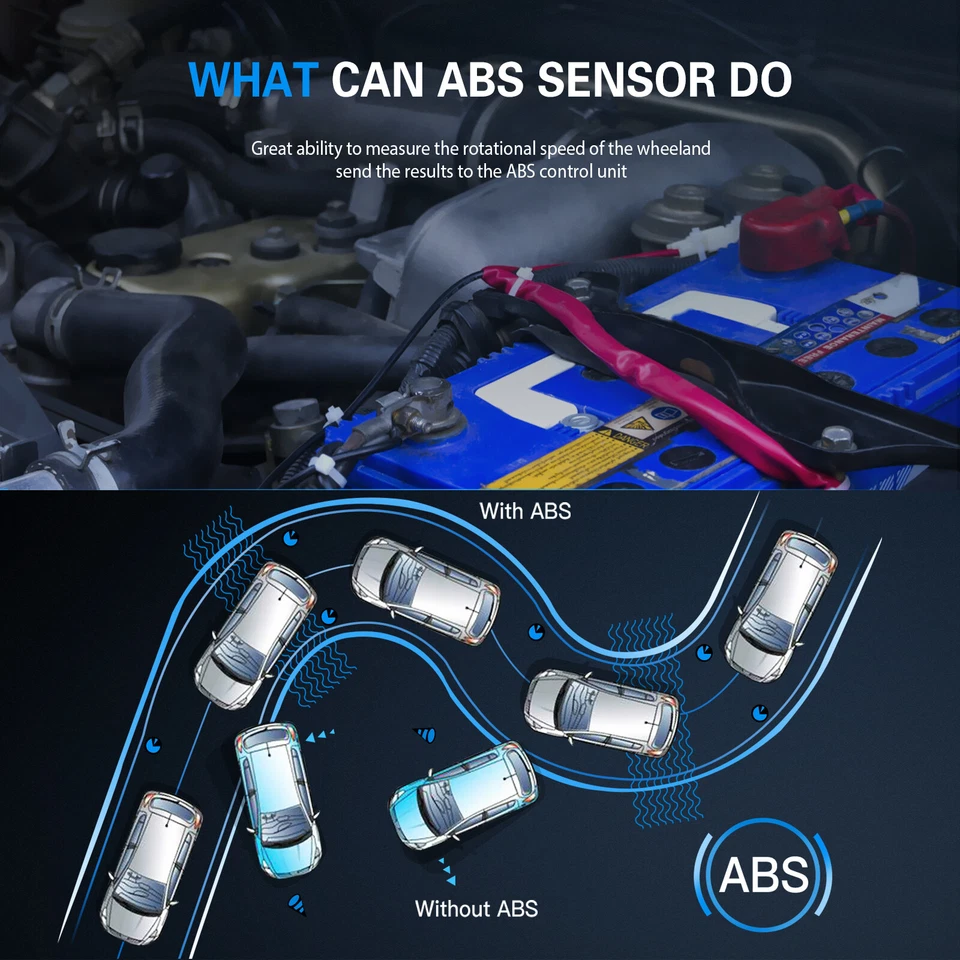 For 2003-2011 Honda Element 2 Pcs Rear Left Right side ABS Wheel Speed Sensors — 第 3/4 张图片