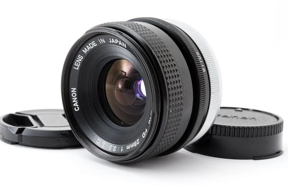 probado【!!¡COMO NUEVO!!】Canon FD 28mm f3.5 s.c. Lente gran angular MF de JAPÓN Foto 2 de 4