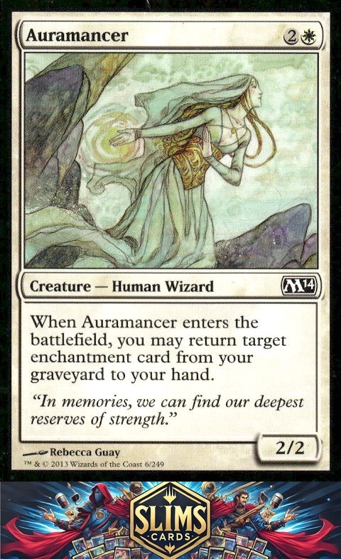 Magic the Gathering MTG Magic 2014 (M14) Auramancer #6 Buy 2 Get 1