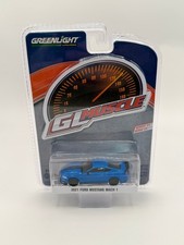GreenLight 2021 Ford Mustang Mach 1 1:64 Velocity Blue Diecast GL Muscle