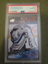 2020-21 Upper Deck Young Guns Pavel Francouz PSA 10 Gem Mint 