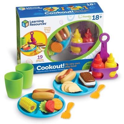 Learning Resources New Sprouts Cookout 19 Pieces Ages 18+ months Barbecue Set