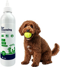 Dog Ear Infection Treatment with Aloe Vera, Natural Gentle Ear Cleaner, 8 oz