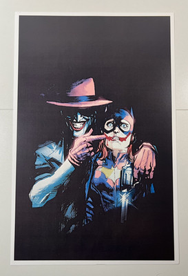 JOKER & BATGIRL 11'' x 17'' Print DC Decor ''A Killing Joke'' (Perfect for Framing)