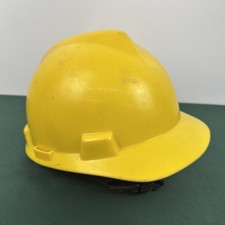MSA V-Gard Yellow Hard Hat Medium Class E Type I Fas-Trac ANSI Z89.1